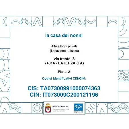 La Casa Dei Nonni Secondo Piano Apartmán *